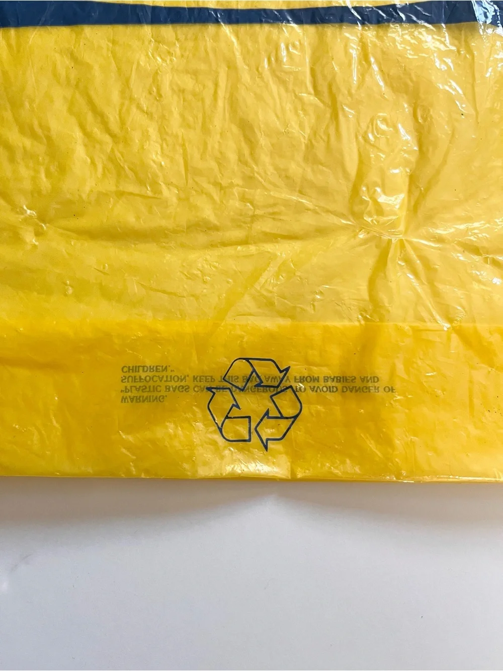 IKEA vintage yellow blue bag